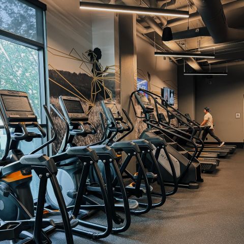 One of the best parts of living at LOCAL? Your own private gym just steps from home. No lines, no crowds—just a supportive community and space to focus on your wellness. 🏋️🌇 #local #downtown #livelocal #boise #gym #apartmentliving